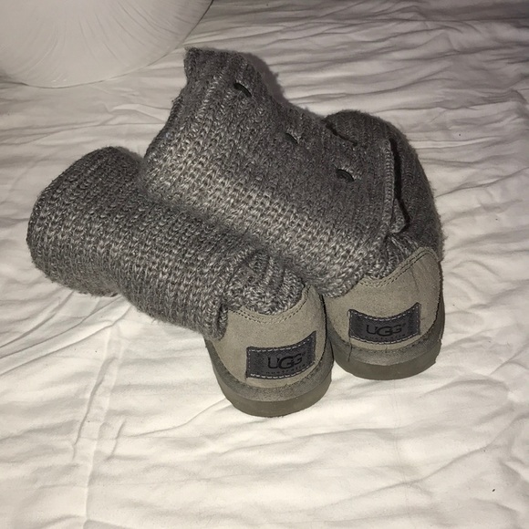 UGG Shoes - Grey Knit Ugg Boots